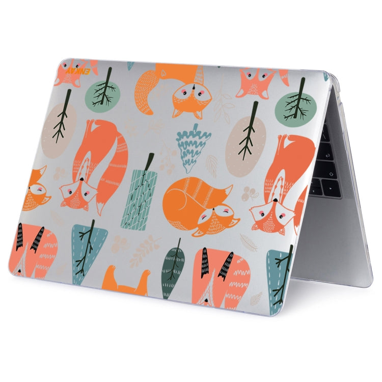 For MacBook Air 13.3 inch A1932 / A2179 / A2337 ENKAY Animal Series Pattern Laotop Protective Crystal Case(Fox) - MacBook Air Cases by ENKAY | Online Shopping South Africa | PMC TechLife | Buy Now Pay Later Mobicred