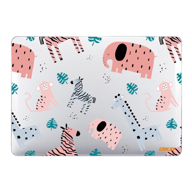 ENKAY Animal Series Pattern Laotop Protective Crystal Case For MacBook Pro 13.3 inch A2251 / A2289 / A2338 2020(Animals No.2) - MacBook Pro Cases by ENKAY | Online Shopping South Africa | PMC TechLife | Buy Now Pay Later Mobicred