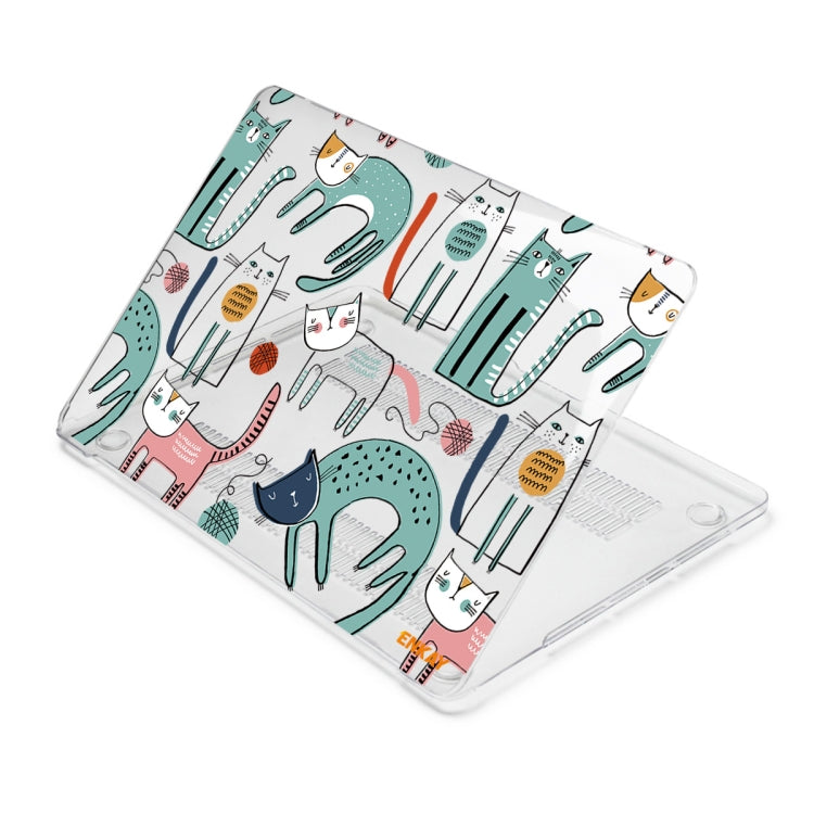 ENKAY Animal Series Pattern Laotop Protective Crystal Case For MacBook Pro 13.3 inch A2251 / A2289 / A2338 2020(Thin Cat) - free shipping - PMC TechLife - Order now!