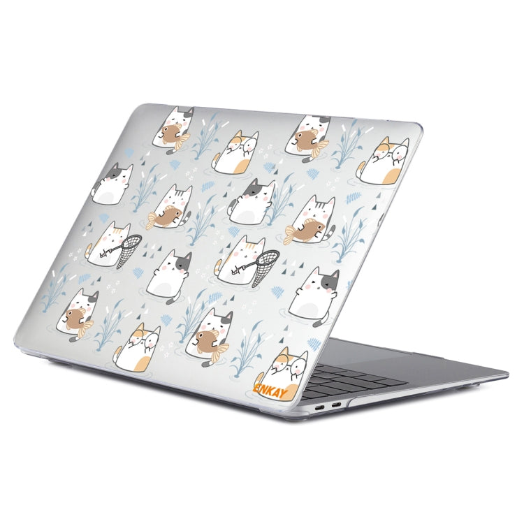 ENKAY Animal Series Pattern Laotop Protective Crystal Case For MacBook Pro 15.4 inch A1707 / A1990(Cute Cat) - free shipping - PMC TechLife - Order now!