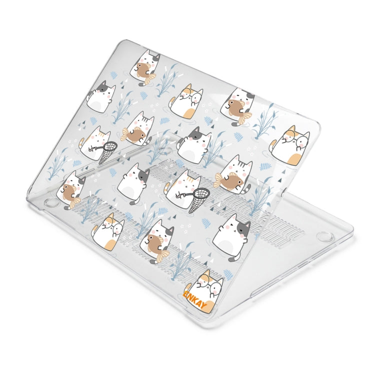 ENKAY Animal Series Pattern Laotop Protective Crystal Case For MacBook Pro 15.4 inch A1707 / A1990(Cute Cat) - free shipping - PMC TechLife - Order now!