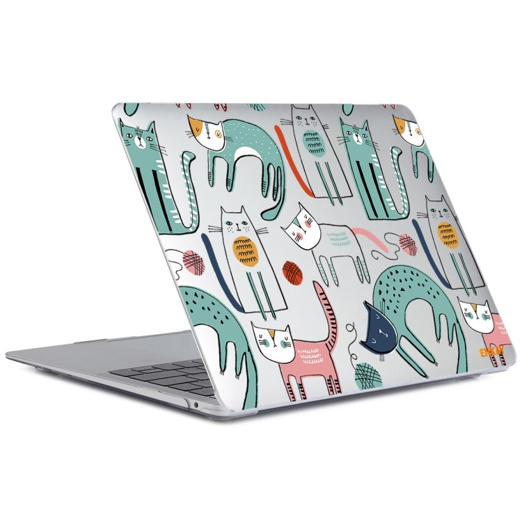 ENKAY Animal Series Pattern Laotop Protective Crystal Case For MacBook Pro 15.4 inch A1707 / A1990(Thin Cat) - free shipping - PMC TechLife - Order now!