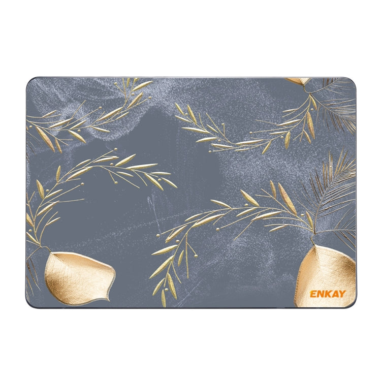 ENKAY Vintage Pattern Series Laotop Protective Crystal Case For MacBook Pro 15.4 inch A1707 / A1990(Wild Oats) - MacBook Pro Cases by ENKAY | Online Shopping South Africa | PMC TechLife