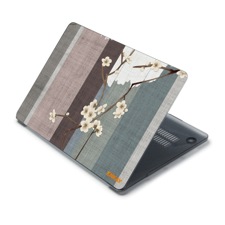 ENKAY Vintage Pattern Series Laotop Protective Crystal Case For MacBook Pro 16 inch A2141(Plum Blossom) - free shipping - PMC TechLife - Order now!