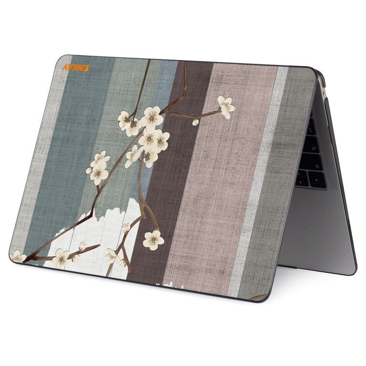 ENKAY Vintage Pattern Series Laotop Protective Crystal Case For MacBook Pro 16 inch A2141(Plum Blossom) - free shipping - PMC TechLife - Order now!