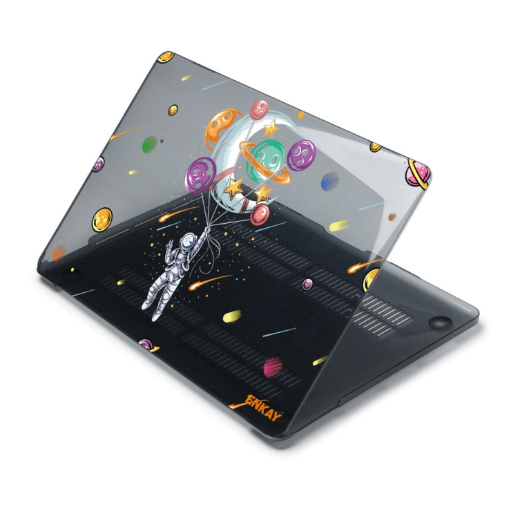 ENKAY Star Series Pattern Laotop Protective Crystal Case For MacBook Pro 14.2 inch A2442 (2021)(Balloon Astronaut) - MacBook Pro Cases by ENKAY | Online Shopping South Africa | PMC TechLife | Buy Now Pay Later Mobicred