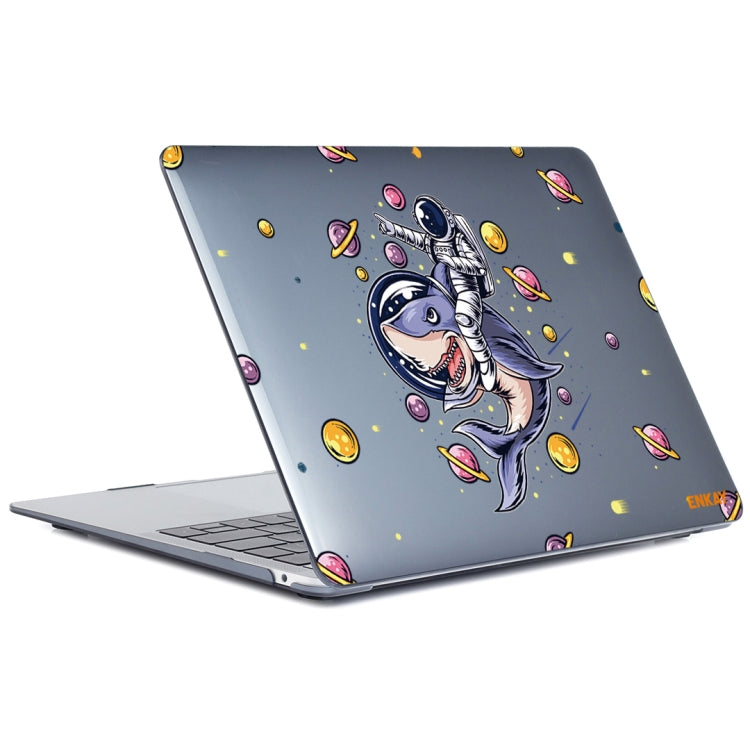 ENKAY Star Series Pattern Laotop Protective Crystal Case For MacBook Pro 14.2 inch A2442 (2021)(Shark Astronaut) - MacBook Pro Cases by ENKAY | Online Shopping South Africa | PMC TechLife | Buy Now Pay Later Mobicred