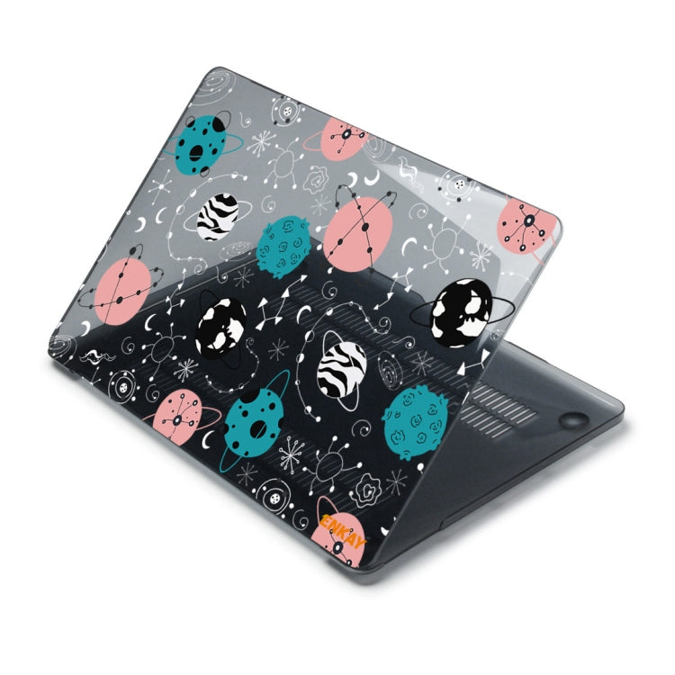 ENKAY Star Series Pattern Laotop Protective Crystal Case For MacBook Pro 15.4 inch A1707 / A1990(Geometric Planet) - free shipping - PMC TechLife - Order now!
