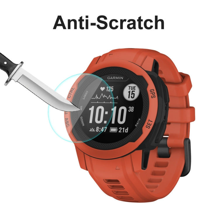5 PCS ENKAY 0.2mm 9H Tempered Glass Screen Protector Watch Film Compatible with Garmin Instinct 2 - free shipping - PMC TechLife - Order now!