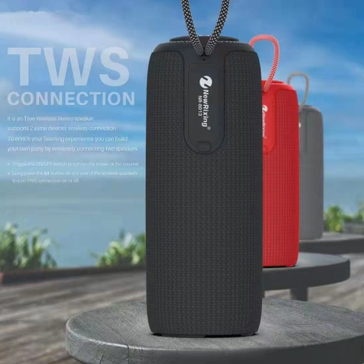 NewRixing NR8013 10W TWS Portable Wireless Stereo Speaker Support TF Card / FM(Blue) - Desktop Speaker by NewRixing | Online Shopping South Africa | PMC TechLife | Buy Now Pay Later Mobicred