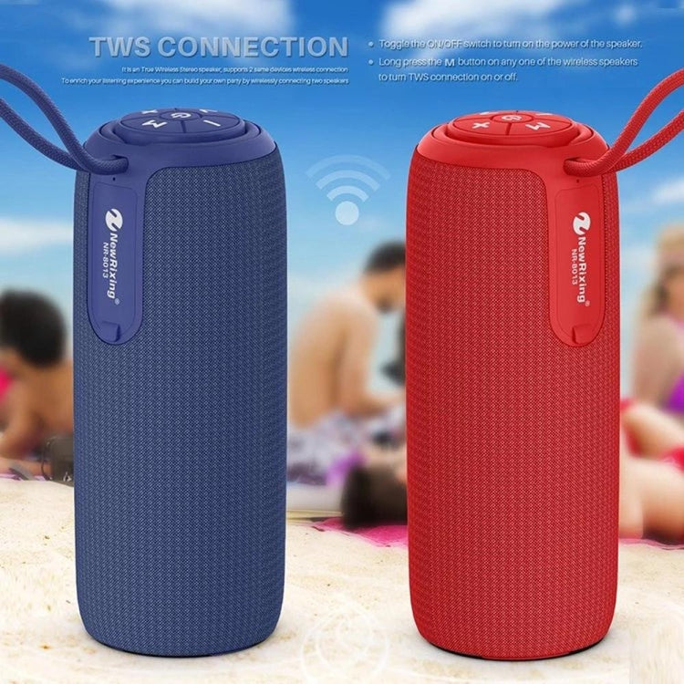 NewRixing NR8013 10W TWS Portable Wireless Stereo Speaker Support TF Card / FM(Gray) - Desktop Speaker by NewRixing | Online Shopping South Africa | PMC TechLife | Buy Now Pay Later Mobicred