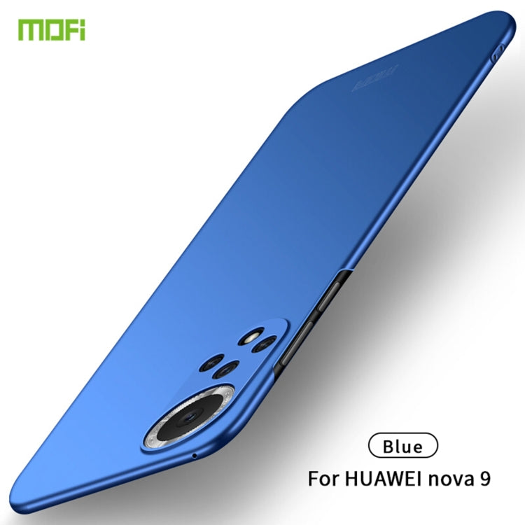 For Huawei Nova 9 MOFI Frosted PC Ultra-thin Hard Phone Case(Blue) - Huawei Cases by MOFI | Online Shopping South Africa | PMC TechLife | Buy Now Pay Later Mobicred