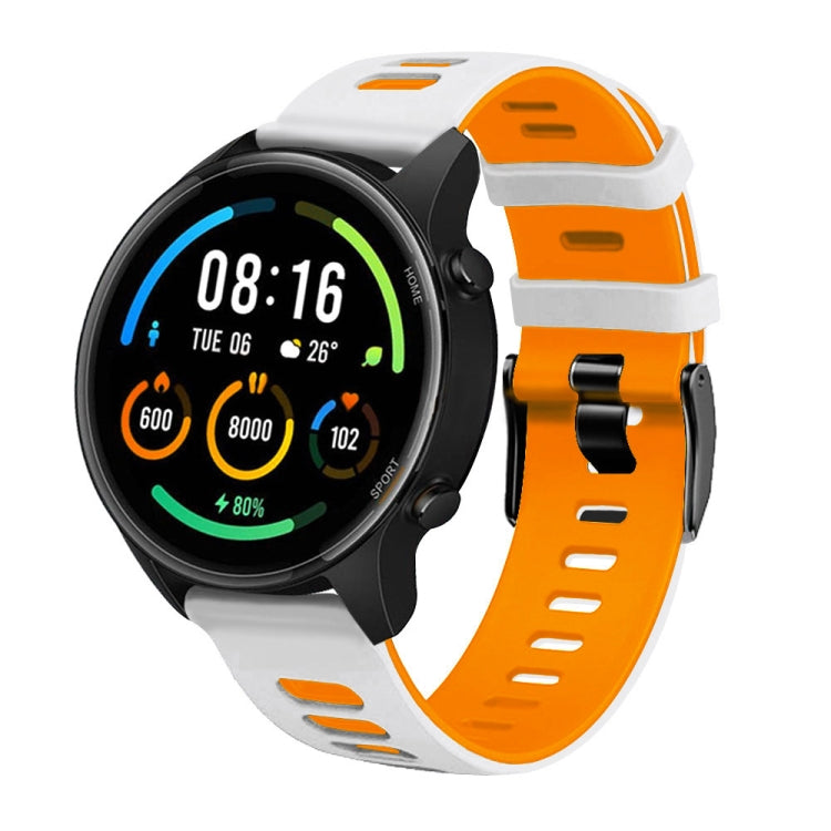 For Huawei Watch GT 42mm / 46mm 22mm Mixed-Color Silicone Watch Band(Black+Red) - Watch Bands by PMC TechLife | Online Shopping South Africa | PMC TechLife | Buy Now Pay Later Mobicred