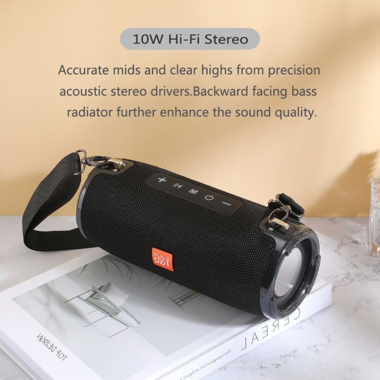 T&G TG324 High Power Waterproof Portable Bluetooth Speaker Support FM / TF Card(Black) - Desktop Speaker by T&G | Online Shopping South Africa | PMC TechLife