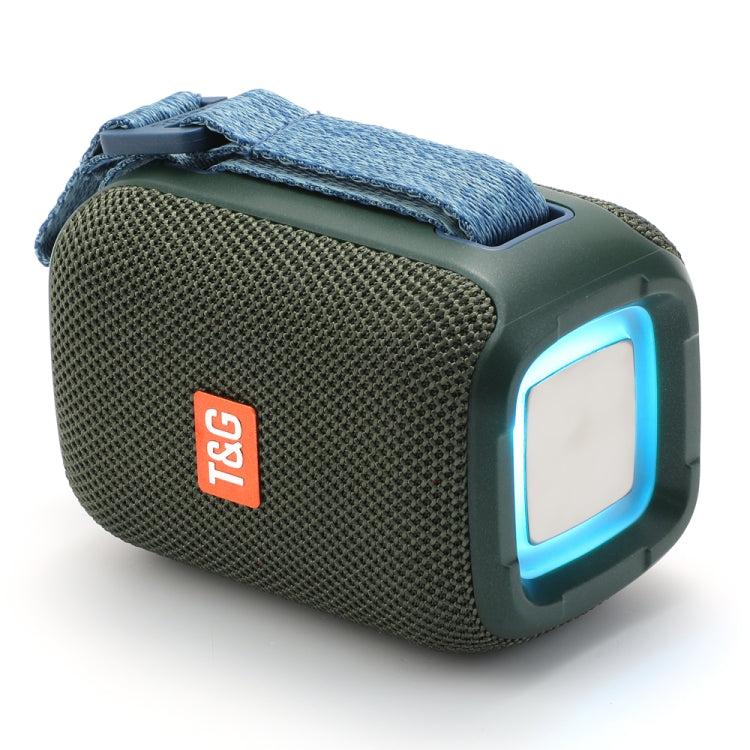 T&G TG339 RGB Light 5W Waterproof Portable Bluetooth Speaker(Green) - Desktop Speaker by T&G | Online Shopping South Africa | PMC TechLife