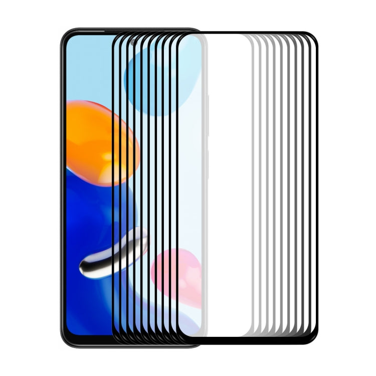 10 PCS For Xiaomi Redmi Note 11S 5G / Note 11T 5G ENKAY Full Glue 0.26mm 9H 2.5D Tempered Glass Full Film -  by ENKAY | Online Shopping South Africa | PMC TechLife | Buy Now Pay Later Mobicred