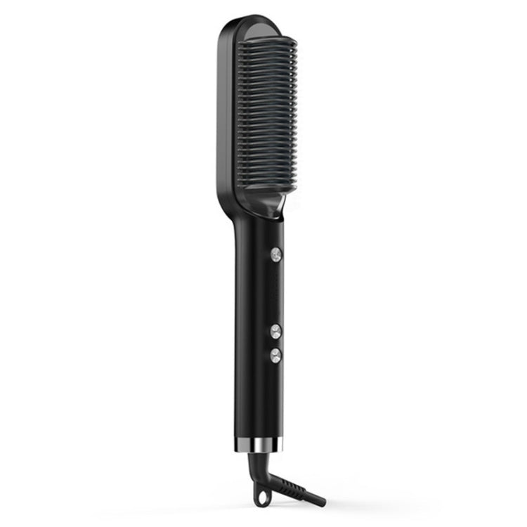 K-SKIN KD380 Hair Straightener Electric Straight Hair Curler Comb Brush PTC Heating Ceramic Straight Hair Brush, UK Plug(Black) - free shipping - PMC TechLife - Order now!