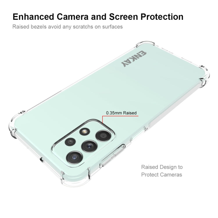 For Samsung Galaxy A23 ENKAY Clear TPU Shockproof Case - free shipping - PMC TechLife - Order now!