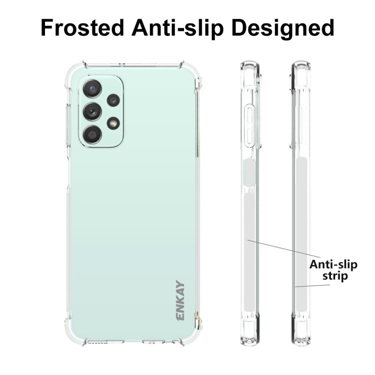 For Samsung Galaxy A23 ENKAY Clear TPU Shockproof Case - free shipping - PMC TechLife - Order now!