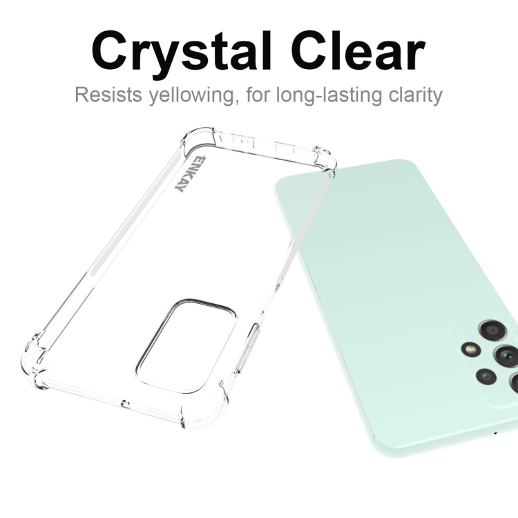 For Samsung Galaxy A23 ENKAY Clear TPU Shockproof Case - free shipping - PMC TechLife - Order now!