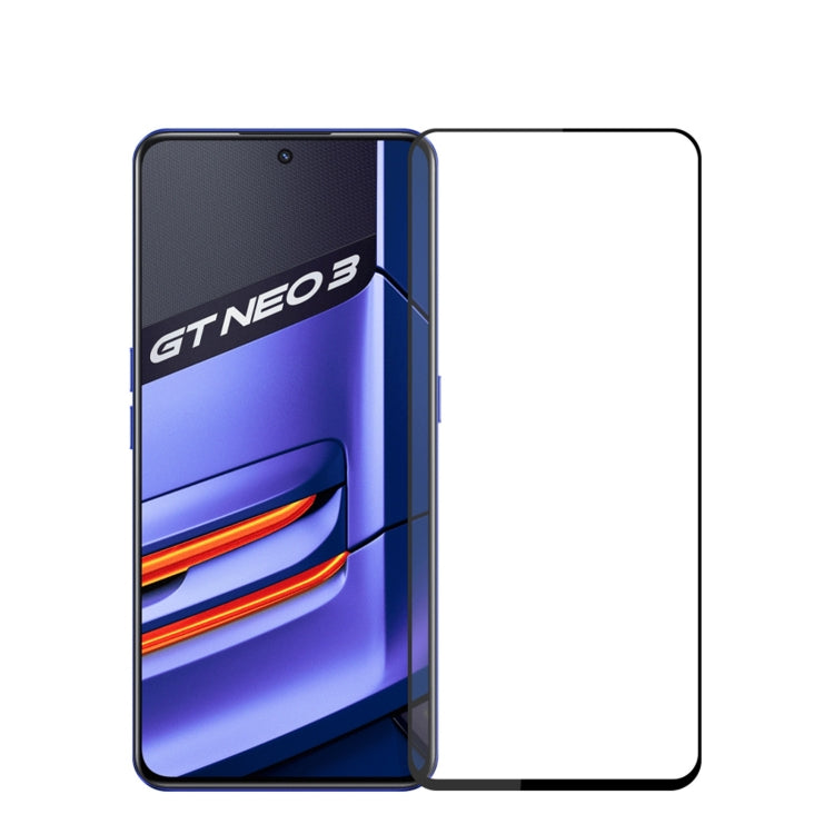 For OPPO Realme GT Neo3 PINWUYO 9H 2.5D Full Screen Tempered Glass Film(Black) - Others by PINWUYO | Online Shopping South Africa | PMC TechLife | Buy Now Pay Later Mobicred