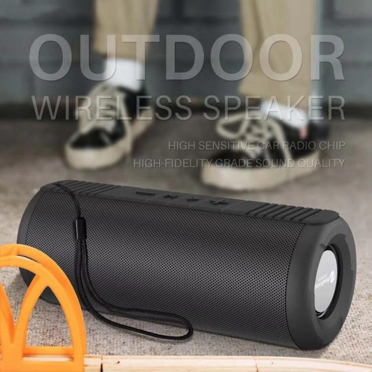 NewRixing NR9019 TWS Portable Stereo Bluetooth Speaker Support TF Card / FM(Black) - free shipping - PMC TechLife - Order now!