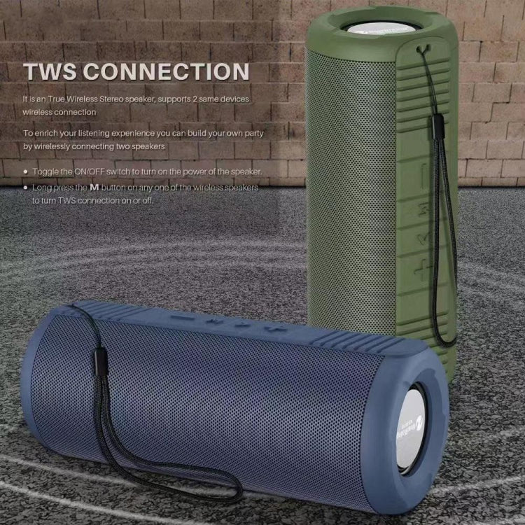 NewRixing NR9019 TWS Portable Stereo Bluetooth Speaker Support TF Card / FM(Red) - free shipping - PMC TechLife - Order now!