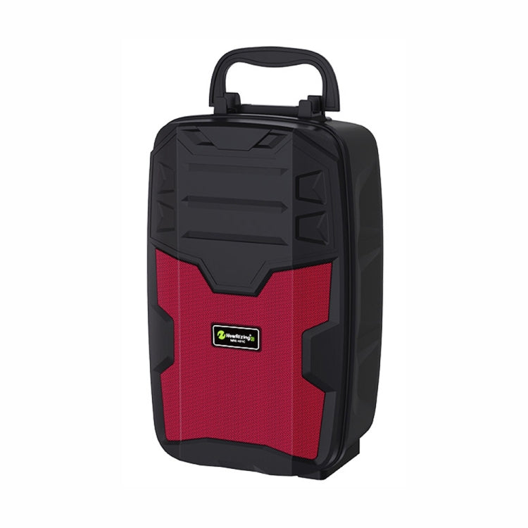 NewRixing NRG401C Outdoor Portable Karaoke Wireless Speaker High-Power Audio Amplifier No Mic(Red) - Desktop Speaker by NewRixing | Online Shopping South Africa | PMC TechLife | Buy Now Pay Later Mobicred