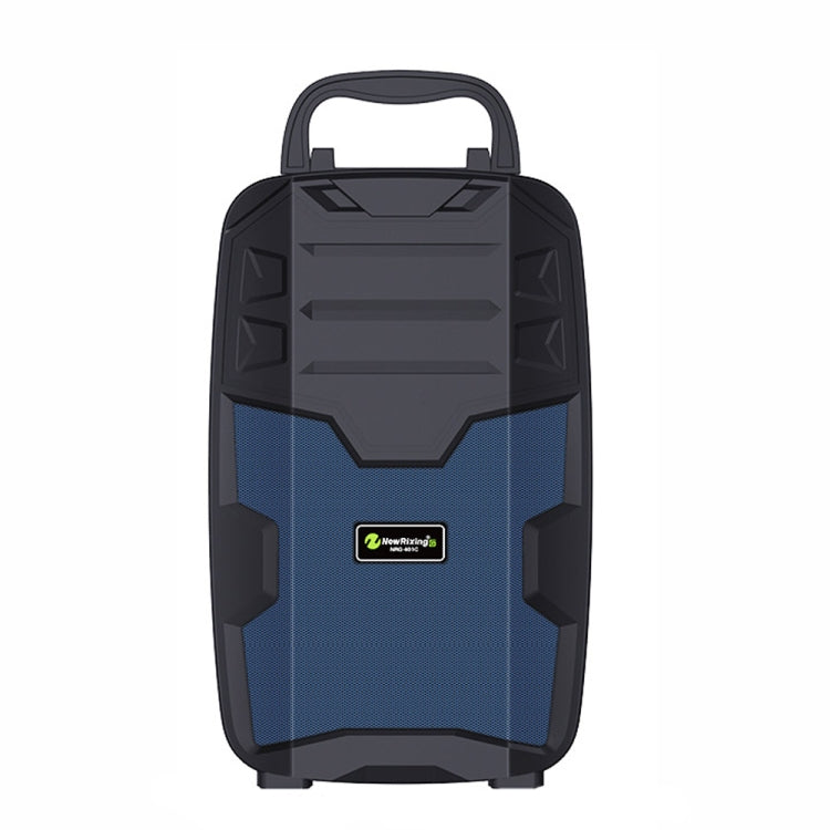 NewRixing NRG401C Outdoor Portable Karaoke Wireless Speaker High-Power Audio Amplifier No Mic(Blue) - Desktop Speaker by NewRixing | Online Shopping South Africa | PMC TechLife | Buy Now Pay Later Mobicred
