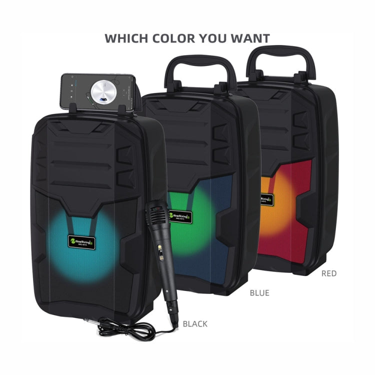 NewRixing NRG401C Outdoor Portable Karaoke Wireless Speaker High-Power Audio Amplifier No Mic(Black) - free shipping - PMC TechLife - Order now!
