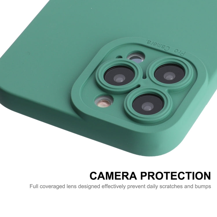 For iPhone 13 Pro Max ENKAY Liquid Silicone Phone Case (Dark Green) - iPhone 13 Pro Max Cases by ENKAY | Online Shopping South Africa | PMC TechLife | Buy Now Pay Later Mobicred