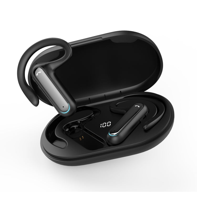 FW5 Non-in-Ear BT5.2 Wireless Sport Bone Conduction TWS Earphones Support Voice Assistant(Black) - Sport Earphone by PMC TechLife | Online Shopping South Africa | PMC TechLife