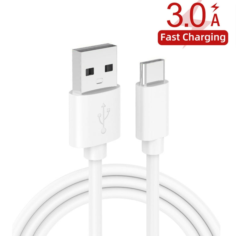 TE-P23 38W PD 20W USB-C / Type-C + QC3. 0 USB Triangle Car Charger + USB to USB-C / Type-C Data Cable, Length: 1m(White) - Car Charger by PMC TechLife | Online Shopping South Africa | PMC TechLife