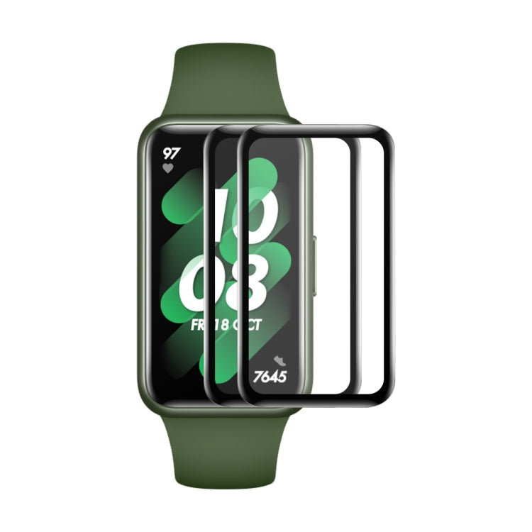 2 PCS For Huawei Band 7/6 / Honor Band 6 ENKAY 3D Full Coverage Soft PC Edge + PMMA HD Screen Watch Film - Screen Protector by ENKAY | Online Shopping South Africa | PMC TechLife | Buy Now Pay Later Mobicred