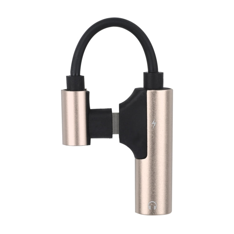 ENKAY ENK-AT109 Male 8 Pin to Dual Female 8 Pin Adapter Data Transfer Cable(Golden) - Converter & Adapter by ENKAY | Online Shopping South Africa | PMC TechLife | Buy Now Pay Later Mobicred