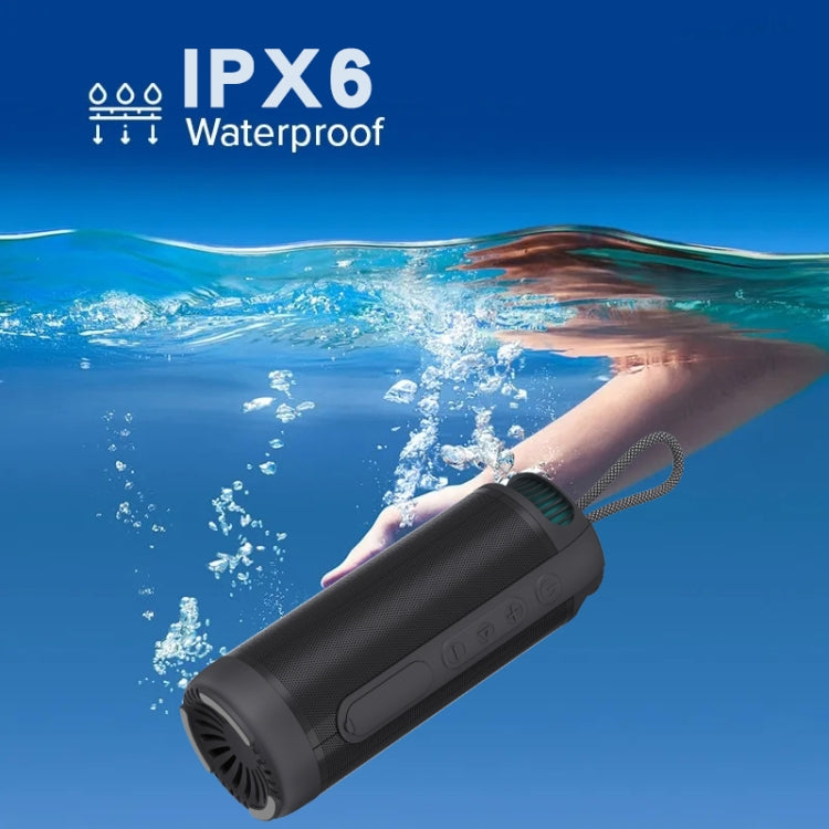 NewRixing NR9015 14W Portable IPX6 Waterproof TWS Stereo Bluetooth Speaker(Blue) - free shipping - PMC TechLife - Order now!
