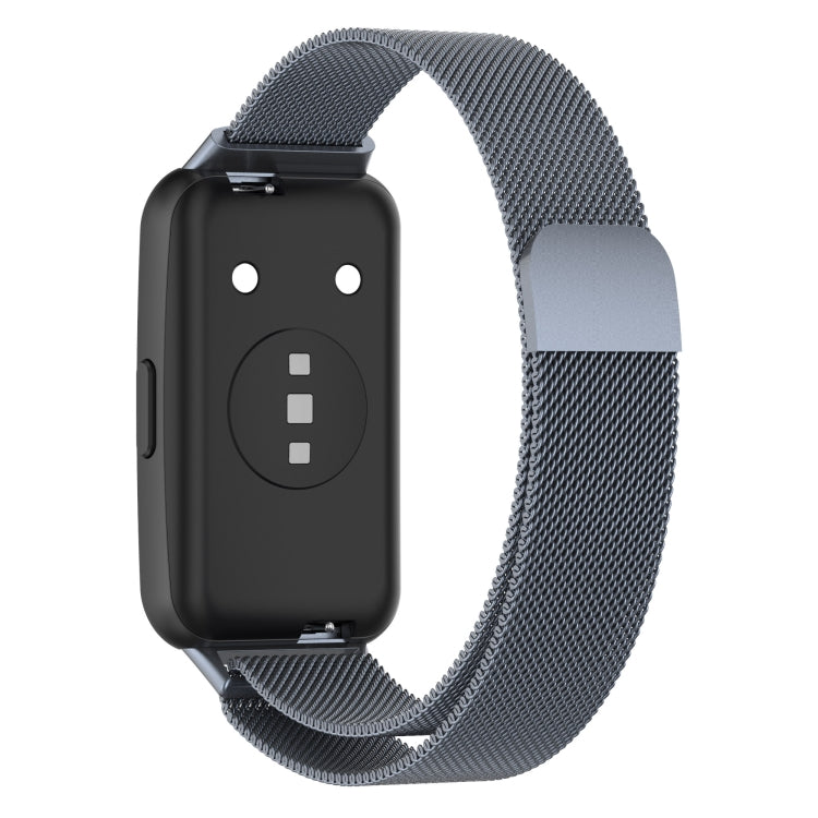 For Huawei Band 7 Milan Magnetic Watch Band(Gray) - Watch Bands by PMC TechLife | Online Shopping South Africa | PMC TechLife | Buy Now Pay Later Mobicred