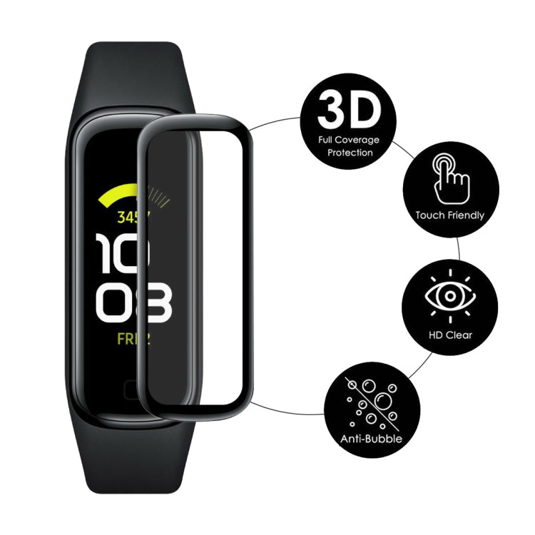 10 PCS For Samsung Galaxy Fit 2 ENKAY Hat-Prince 3D Full Coverage Soft PC Edge + PMMA HD Screen Protector Film - free shipping - PMC TechLife - Order now!