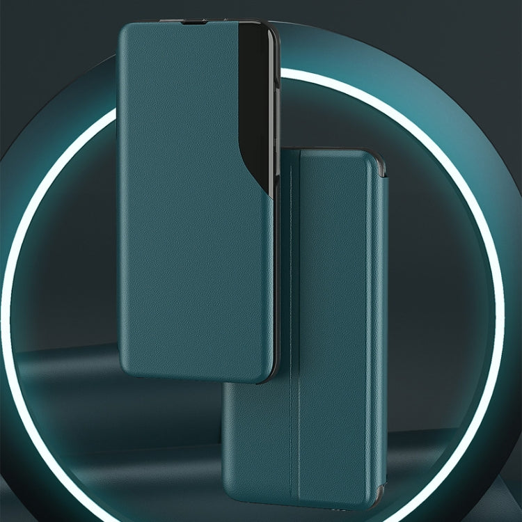 For Honor X9 4G / 5G 2022 / X30 / Magic4 Lite 5G Attraction Flip Holder Leather Phone Case(Green) - free shipping - PMC TechLife - Order now!