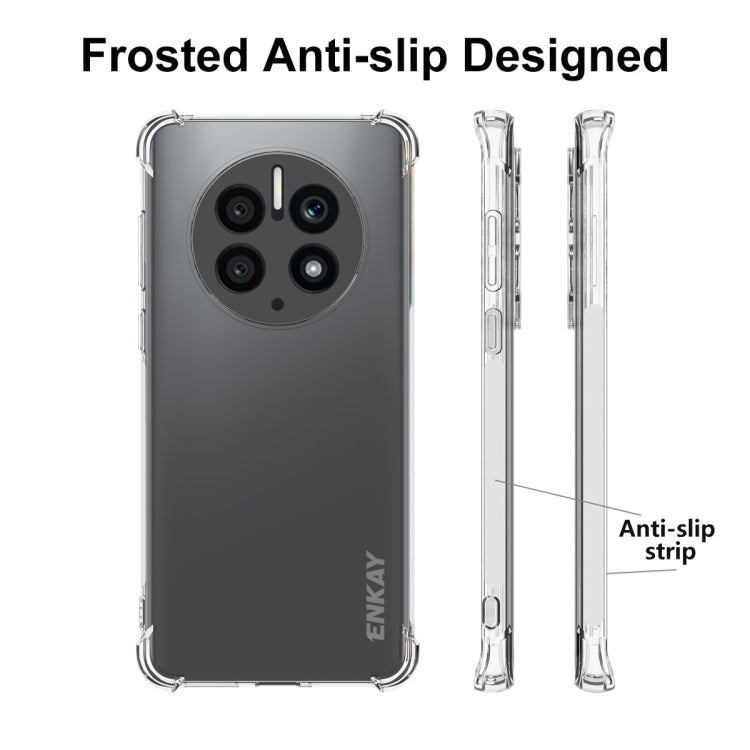 For Huawei Mate 50 Pro 4G ENKAY Transparent TPU Shockproof Phone Case - Huawei Cases by ENKAY | Online Shopping South Africa | PMC TechLife | Buy Now Pay Later Mobicred