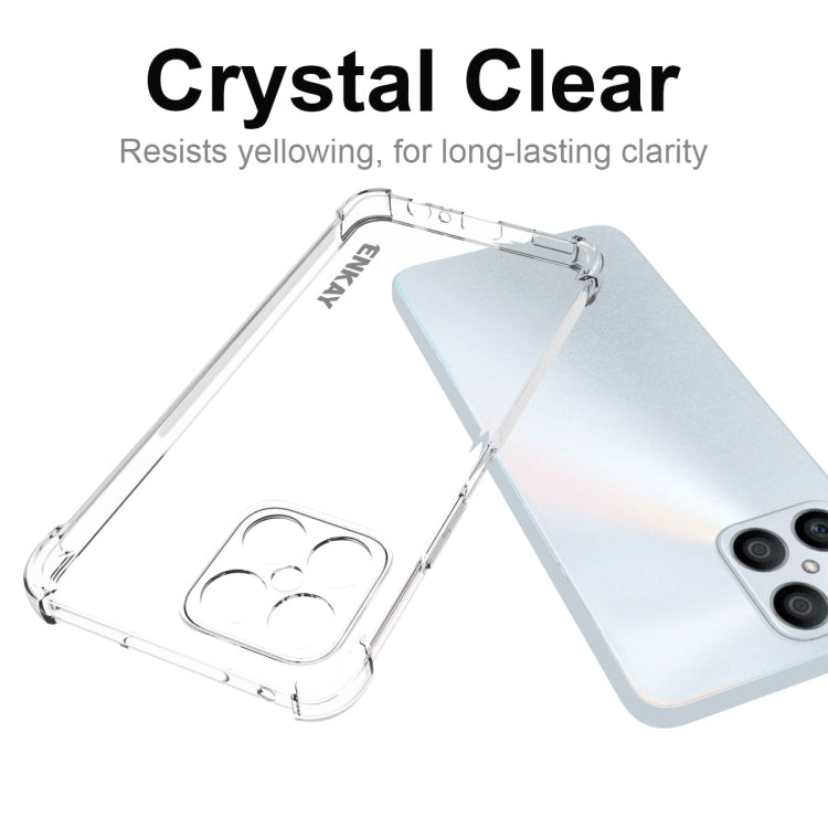 For Honor X8 ENKAY Transparent TPU Shockproof Phone Case - Honor Cases by ENKAY | Online Shopping South Africa | PMC TechLife | Buy Now Pay Later Mobicred