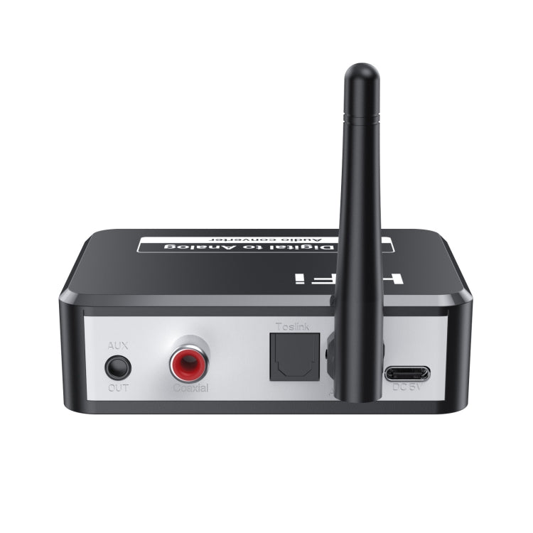 B35S Bluetooth 5.2 Music Receiver Digital to Analog Converter Supports U-disk Fiber Coaxial - Audio Receiver Transmitter by PMC TechLife | Online Shopping South Africa | PMC TechLife