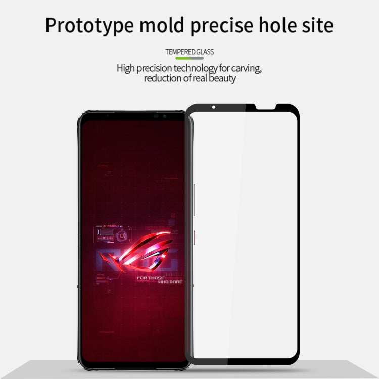 For Asus Rog Phone 6 / Rog Phone 6 Pro PINWUYO 9H 2.5D Full Screen Tempered Glass Film(Black) - ASUS Tempered Glass by PINWUYO | Online Shopping South Africa | PMC TechLife | Buy Now Pay Later Mobicred