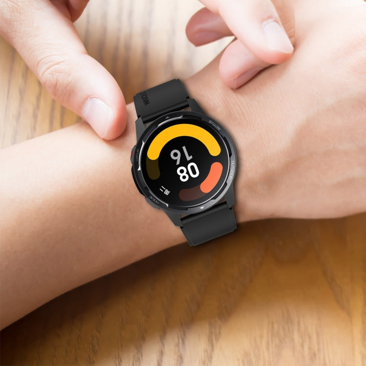 Protruding Head Silicone Strap Silver Buckle For Samsung Galaxy Watch4 Classic 42mm/46mm 20mm(Gray) - Watch Bands by PMC TechLife | Online Shopping South Africa | PMC TechLife | Buy Now Pay Later Mobicred