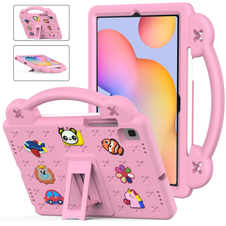 For Samsung Galaxy Tab S6 Lite 10.4 2020/2022 Handle Kickstand Children EVA Shockproof Tablet Case(Pink) - free shipping - PMC TechLife - Order now!