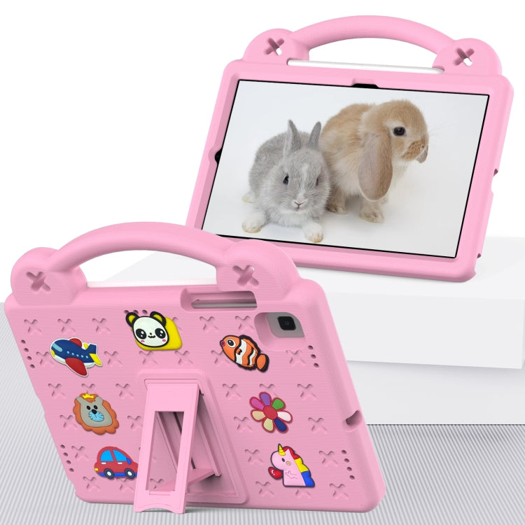 For Samsung Galaxy Tab S6 Lite 10.4 2020/2022 Handle Kickstand Children EVA Shockproof Tablet Case(Pink) - free shipping - PMC TechLife - Order now!