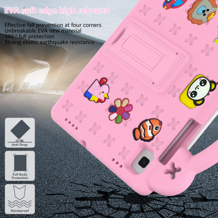 For Samsung Galaxy Tab S6 Lite 10.4 2020/2022 Handle Kickstand Children EVA Shockproof Tablet Case(Pink) - free shipping - PMC TechLife - Order now!
