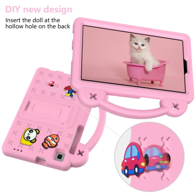 For Samsung Galaxy Tab A7 Lite 8.7 2021 T220/T225 Handle Kickstand Children EVA Shockproof Tablet Case(Pink) - free shipping - PMC TechLife - Order now!