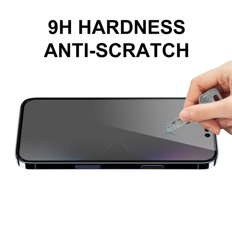 For iPhone 14 Pro 5pcs ENKAY 28 Degree Anti-peeping Tempered Glass Film - iPhone 14 Pro Tempered Glass by ENKAY | Online Shopping South Africa | PMC TechLife | Buy Now Pay Later Mobicred