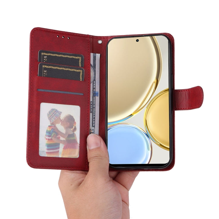 For Honor X9 / X30 / Magic4 Lite JSM Calf Texture Leather Phone Case(Red) - Honor Cases by JUNSUNMAY | Online Shopping South Africa | PMC TechLife | Buy Now Pay Later Mobicred